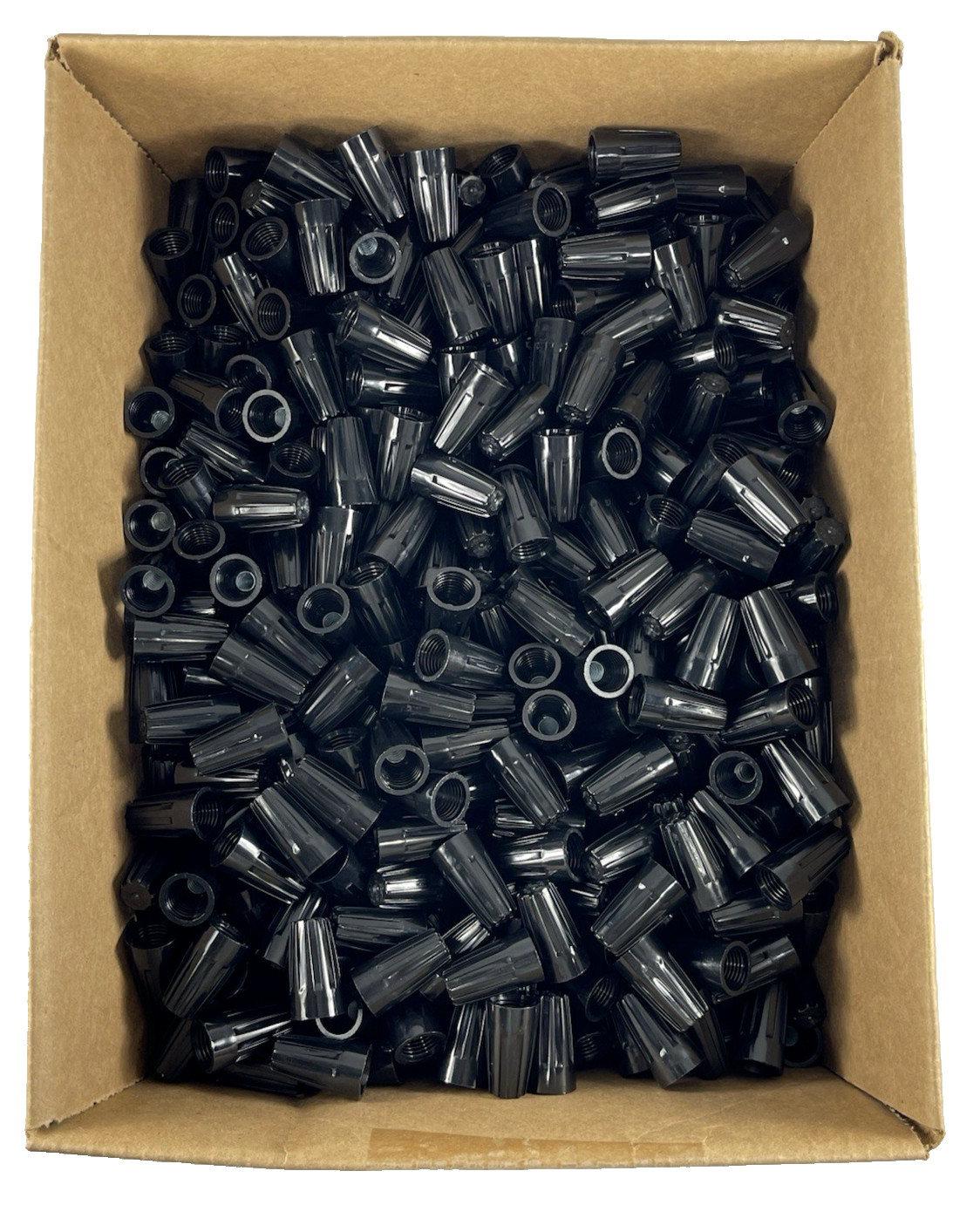 (1,000) Gardner Bender WireGard GB-4 Black Hi Temp Wire Nuts 10-004HT 18-10 AWG