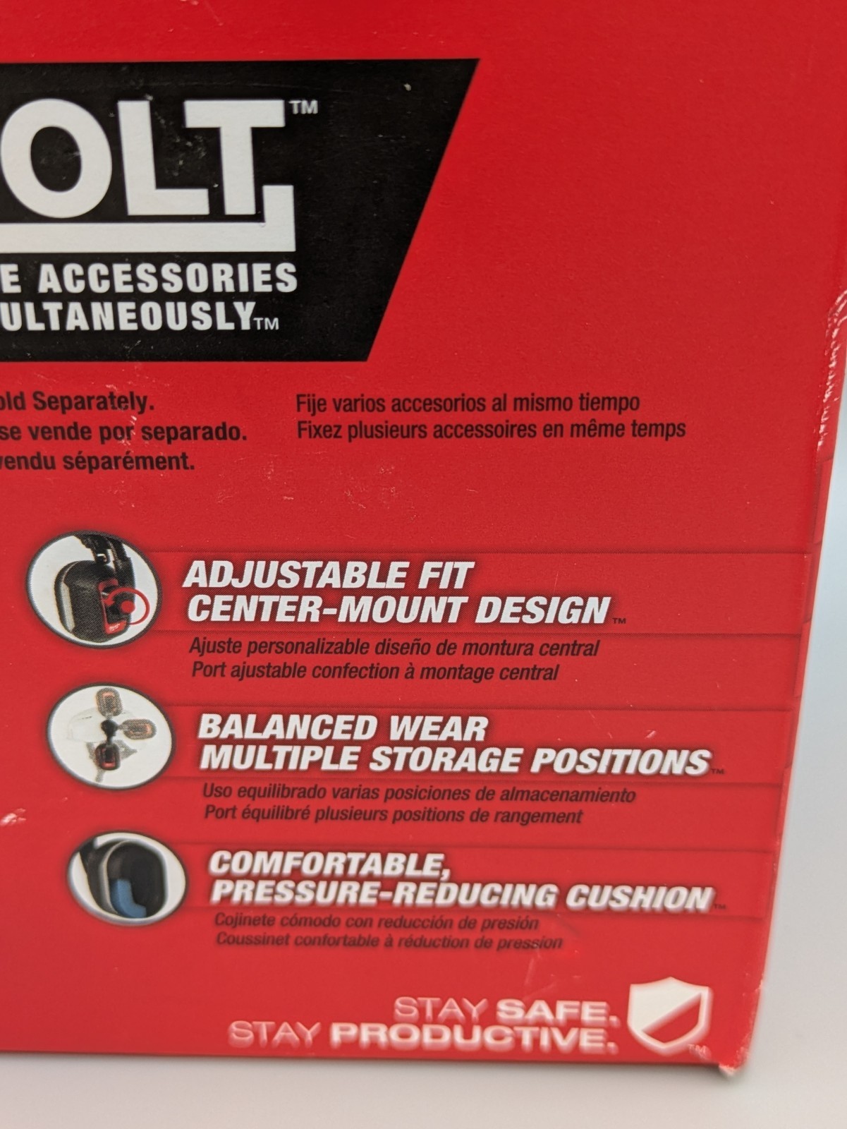 Milwaukee 48-73-3251 BOLT 26dB Earmuffs ANSI S3.19-1974 CLASS A