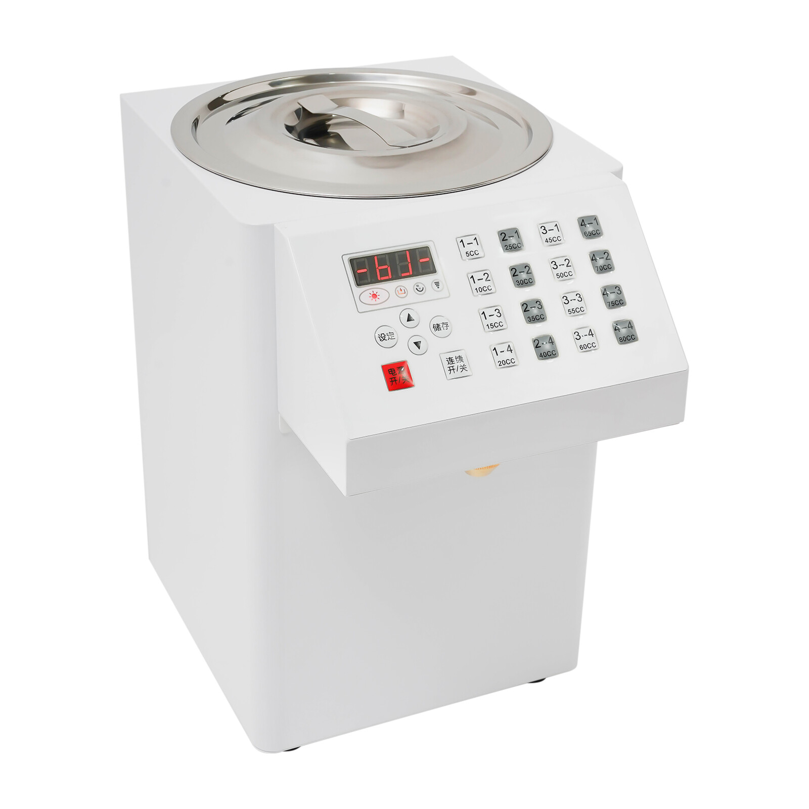 8L/2.11 Gallon Countertop Fructose Dispenser Auto Quantitative Fructose Machine