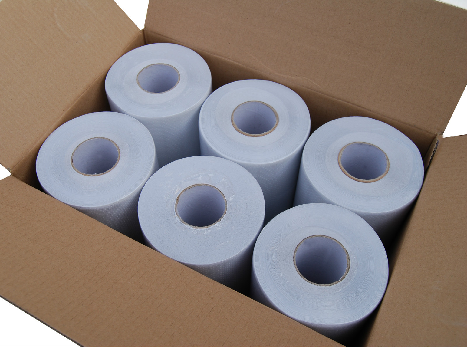 12 Rolls #5101 Hard Wound Paper Roll Towels, 8″ x 350`,White, 12/Case