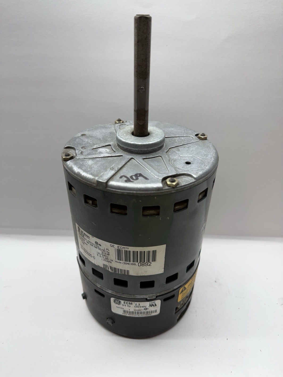 GE Genteq ECM 2.3 3/4 HP Blower Motor 5SME39SL0892 622025-0 DG02 Rheem