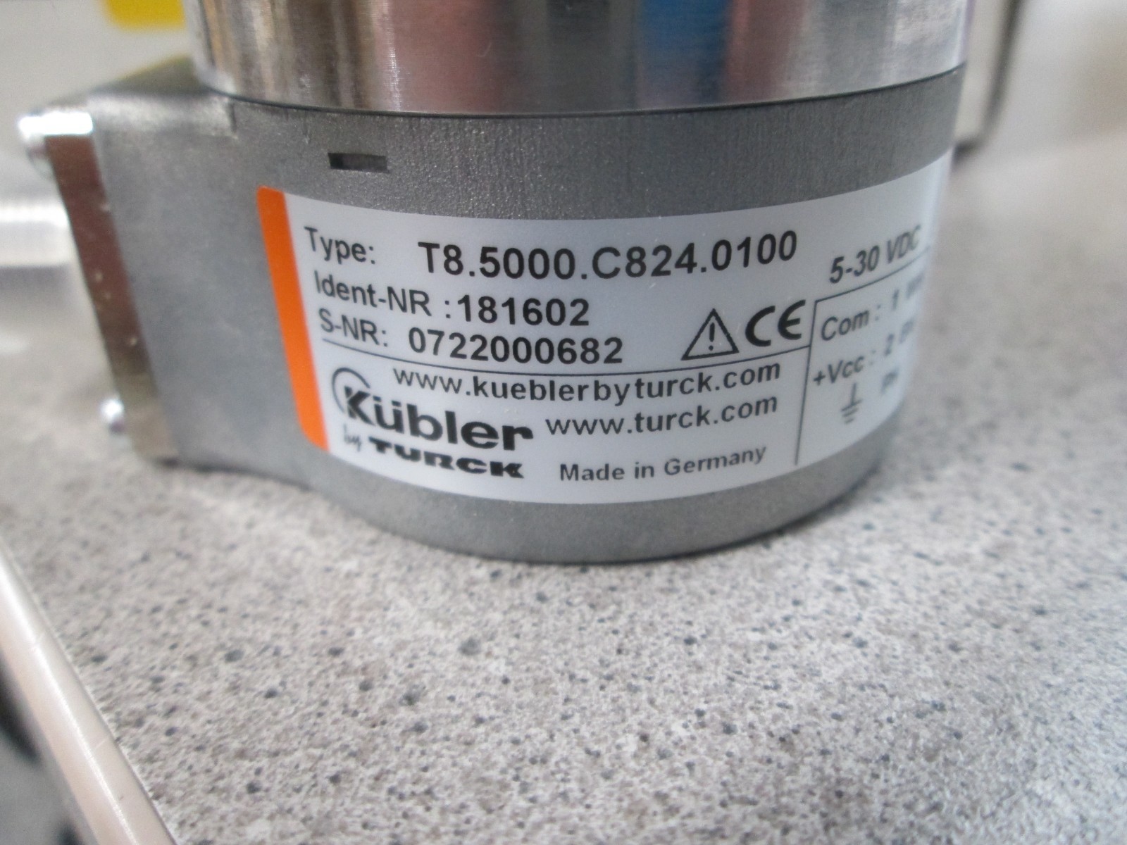 TURCK KUBLER K181602 T8.5000.C824.0100 ENCODER **NEW**