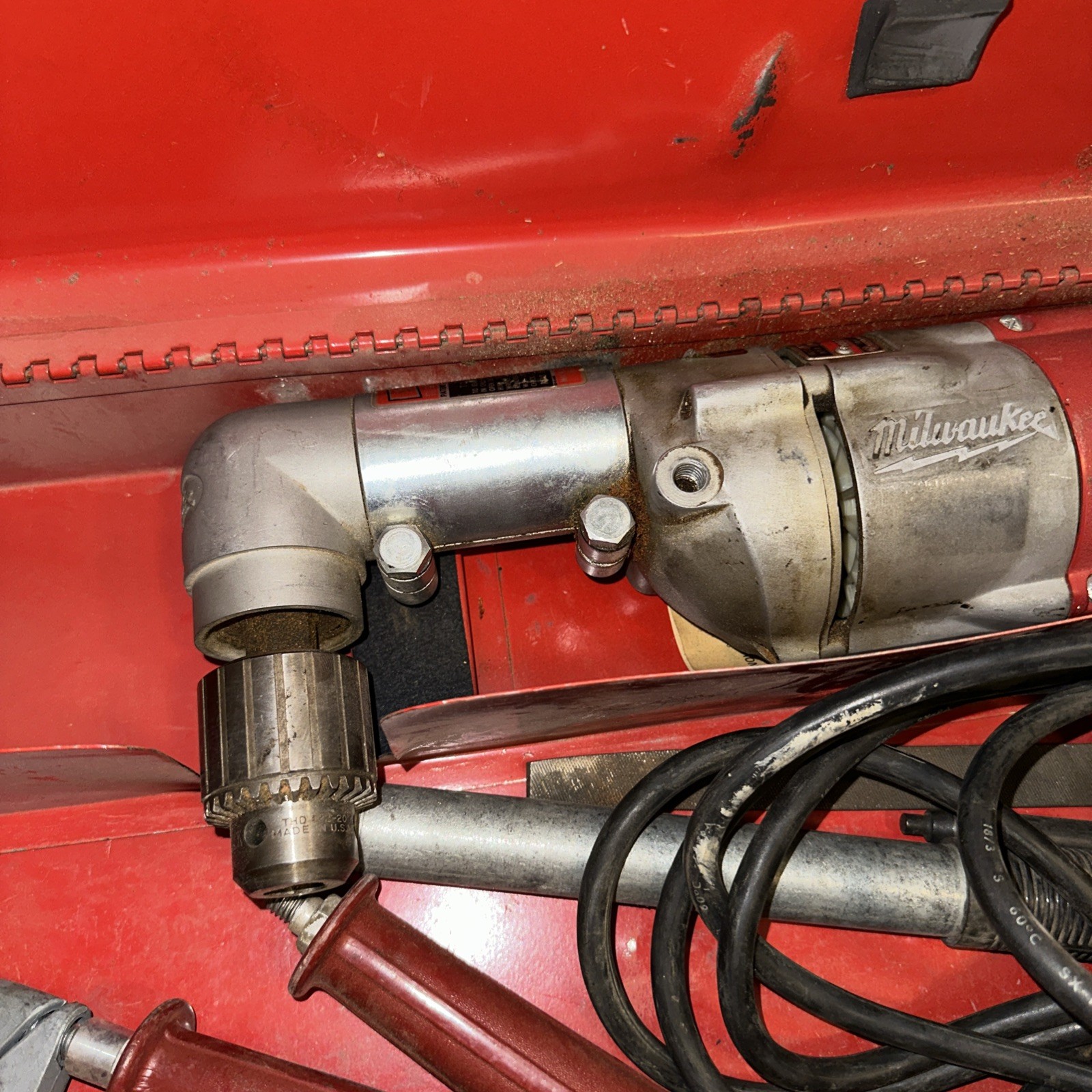 Milwaukee 1101-1 Heavy Duty 120V Corded 1/2″ Right Angle Drill 5397-2