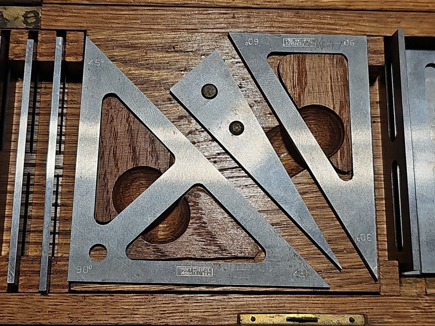 Taft Peirce Universal Angle Gage Set Vintage set complete 1938 Quick Shipping