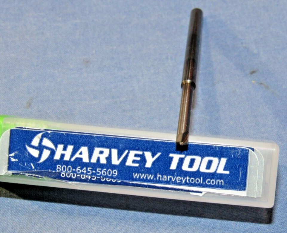 Harvey Tool Carbide Rounding End Mill 0.010cr long reach