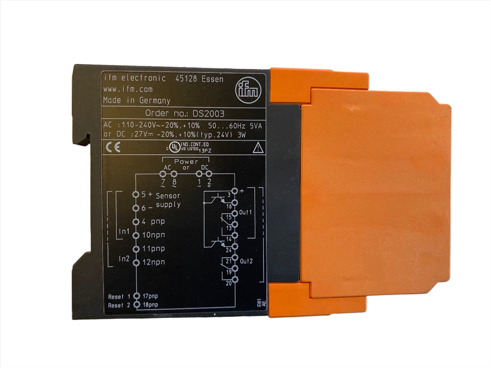 IFM DS2003 – Monitor, Evaluation Unit FS-1