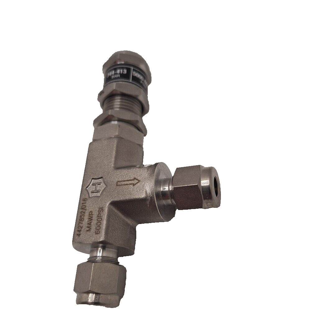 5,000 psi Ham-Let High Pressure Relief Valve, 1 97/100″ L, H-900-HP-SS-L-1/4-H