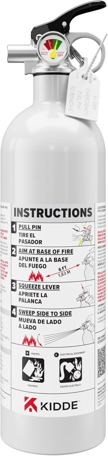 Mariner PWC Marine Fire Extinguisher, 5-B:C, 3.3Lbs, Coast Guard Approved