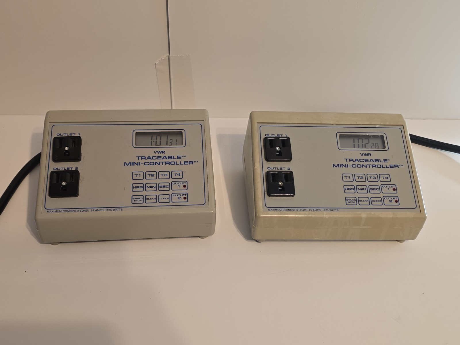 Fisher Scientific VWR Traceable Digital Mini-Controller 1875W 110V 15A Lot Of 2
