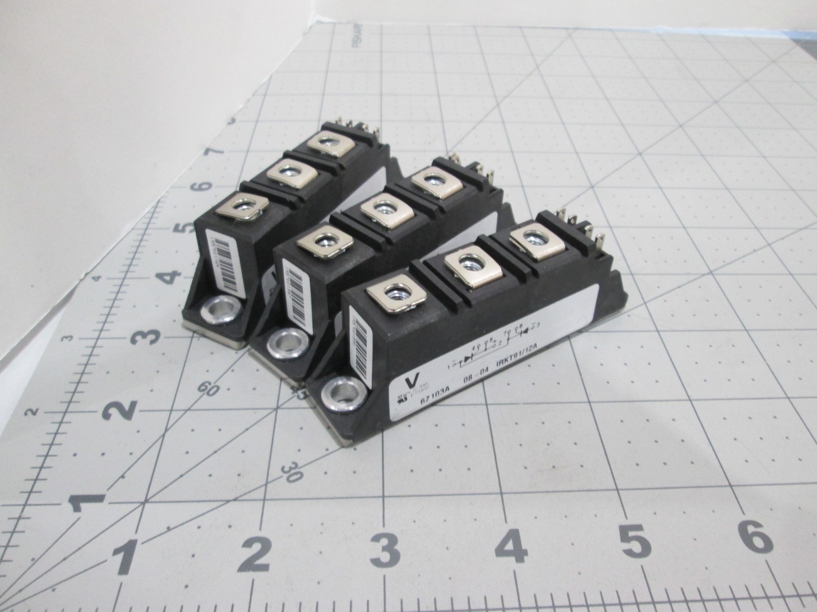 Vishay, IRKT91/12A, Power Module Supply, Used, Lot of 3