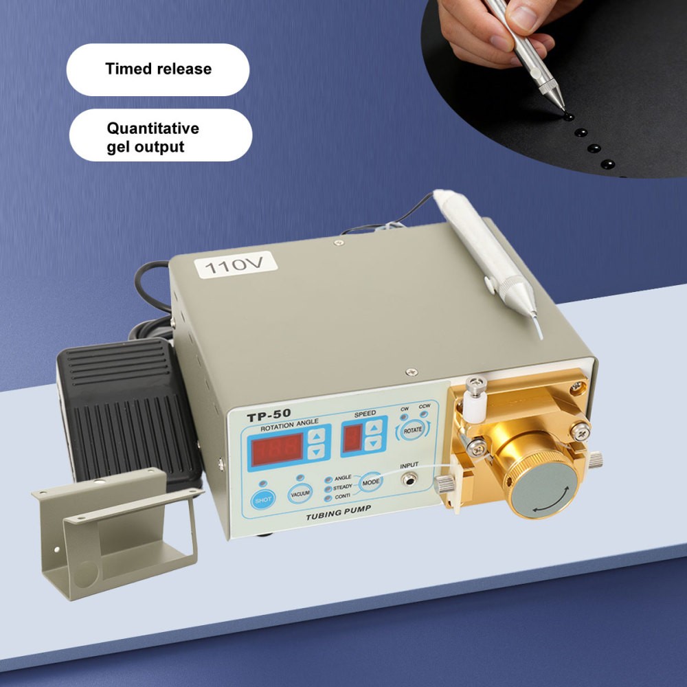 TP-50 Peristaltic Fast-drying Liquid Glue Dispenser Dispensing Machine 110V