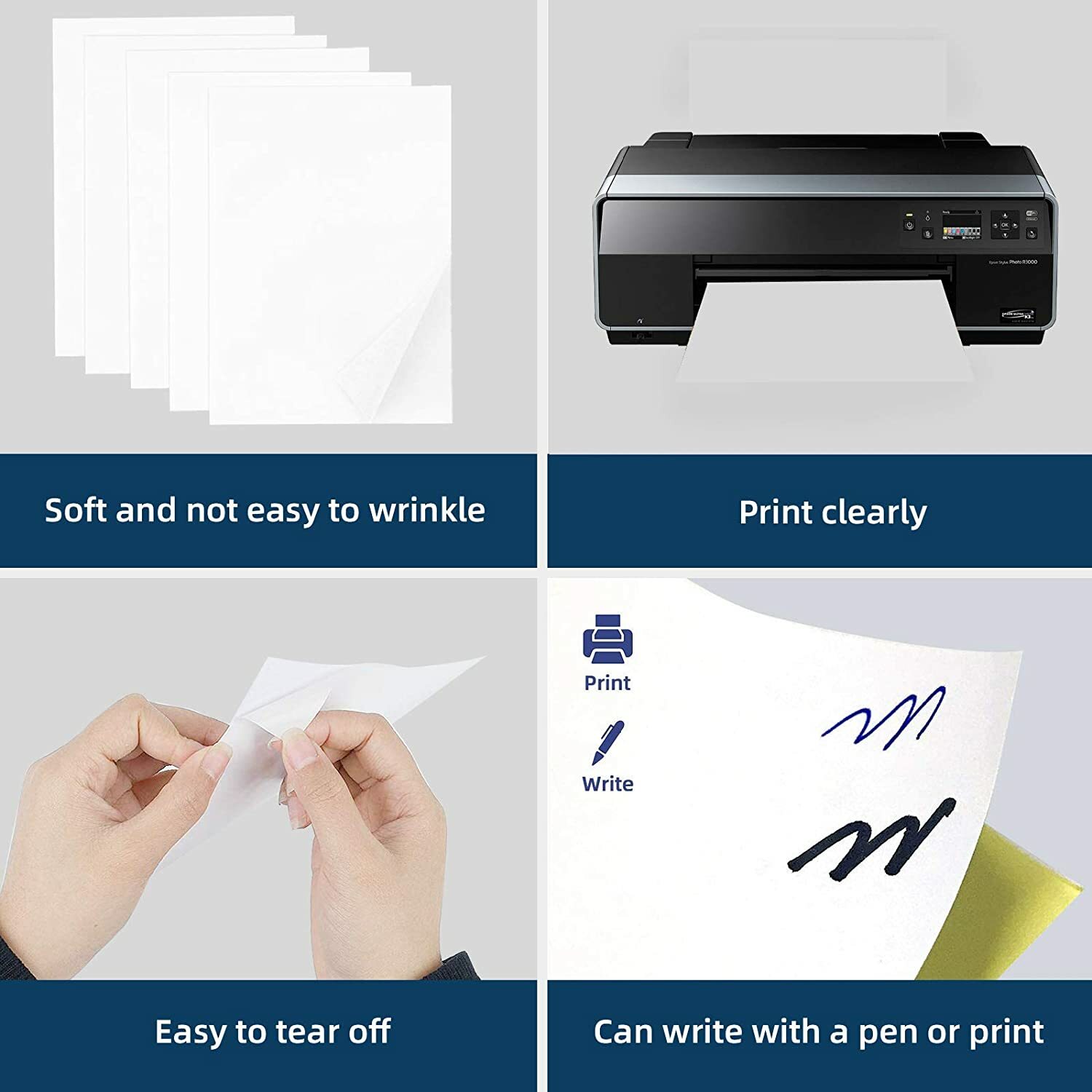 100-2000 Full Sheet Labels Self Adhesive Tag Shipping Label Address Tags Sticker