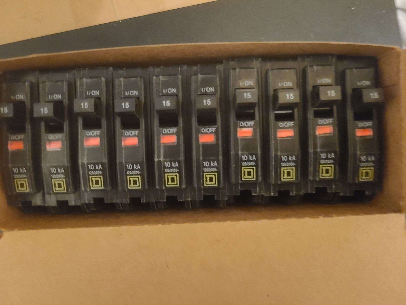SQUARE D QO115 SINGLE POLE 15AMP BREAKER