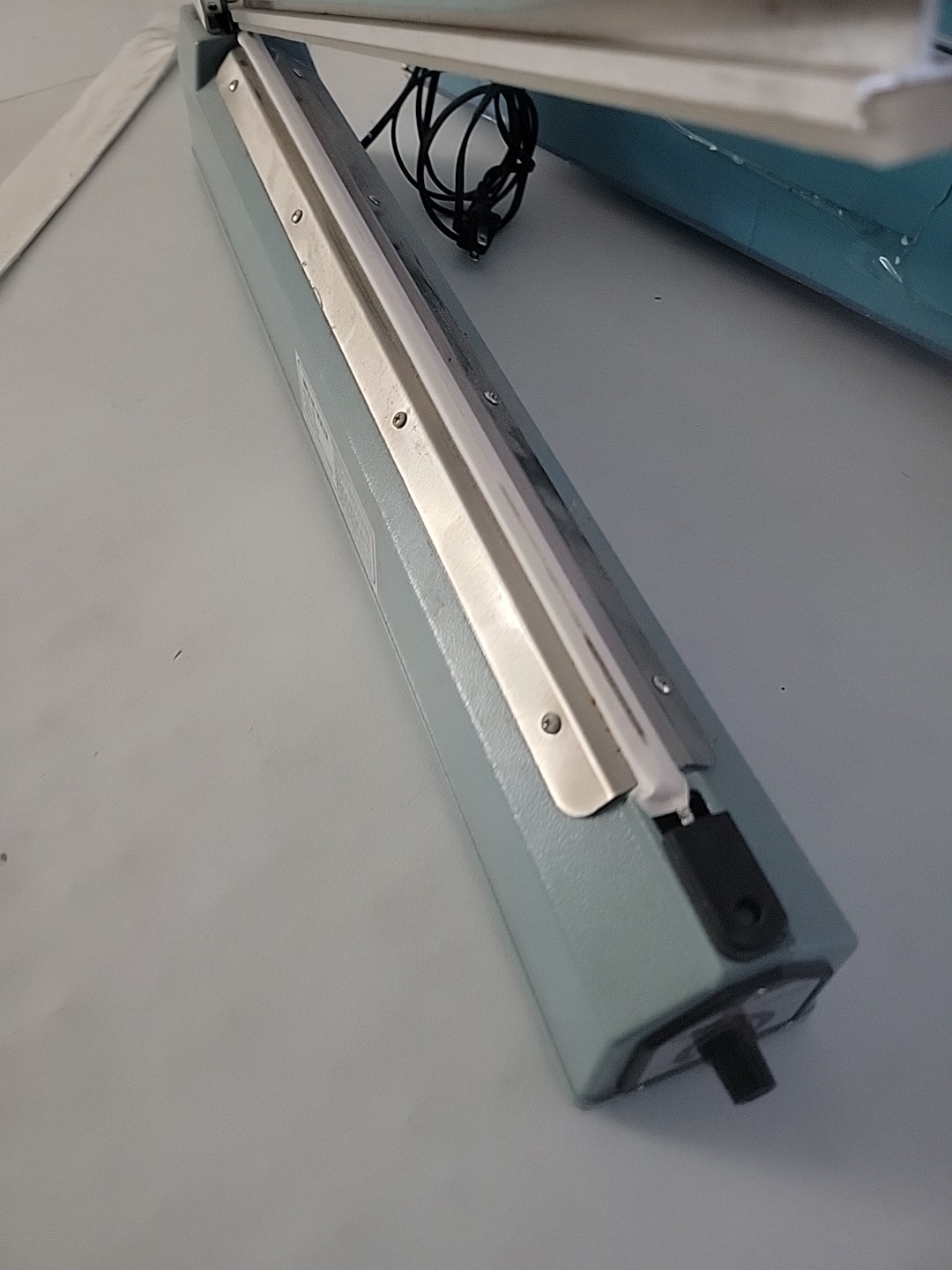 20″ Manual Impulse Heat Sealer 600W Poly Bag w/ Element Grip & Teflon