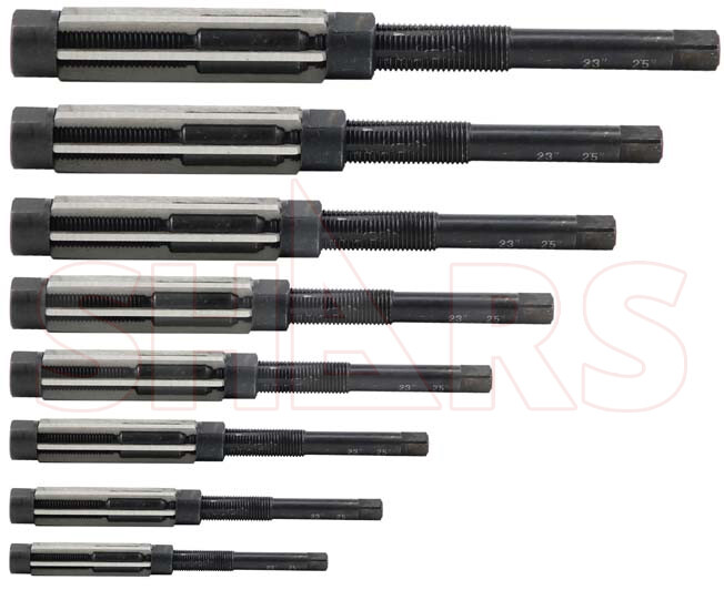 Shars 8Pcs A to H 15/32 -1-1/16” HSS 6542 Adjustable Hand Reamers $85 OFF #}