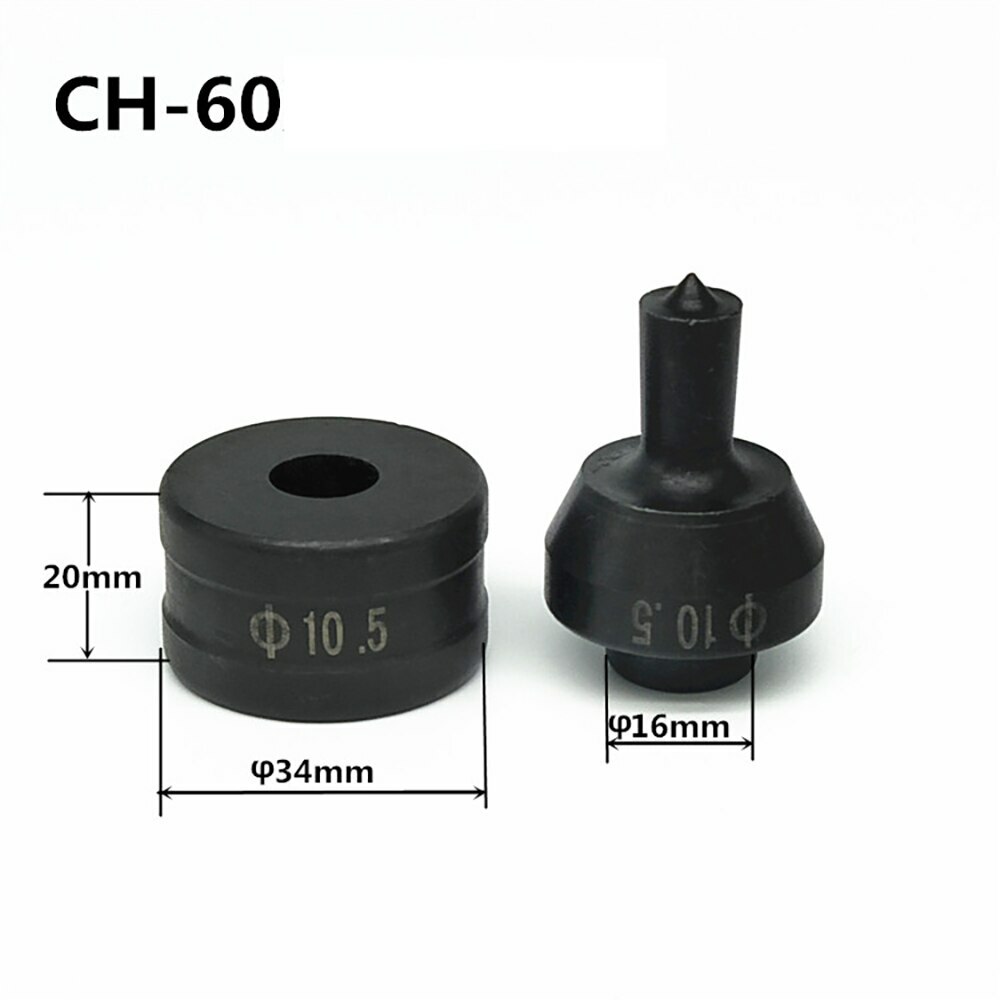 Hydraulic Punching Mould CH-60 Hydraulic Punching Dies Manual Punch Die 4-25mm