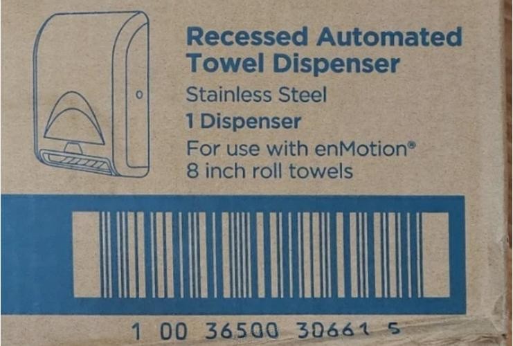 Georgia Pacific Stainless Steel Automated Paper Towel Dispenser 59466A Touchless