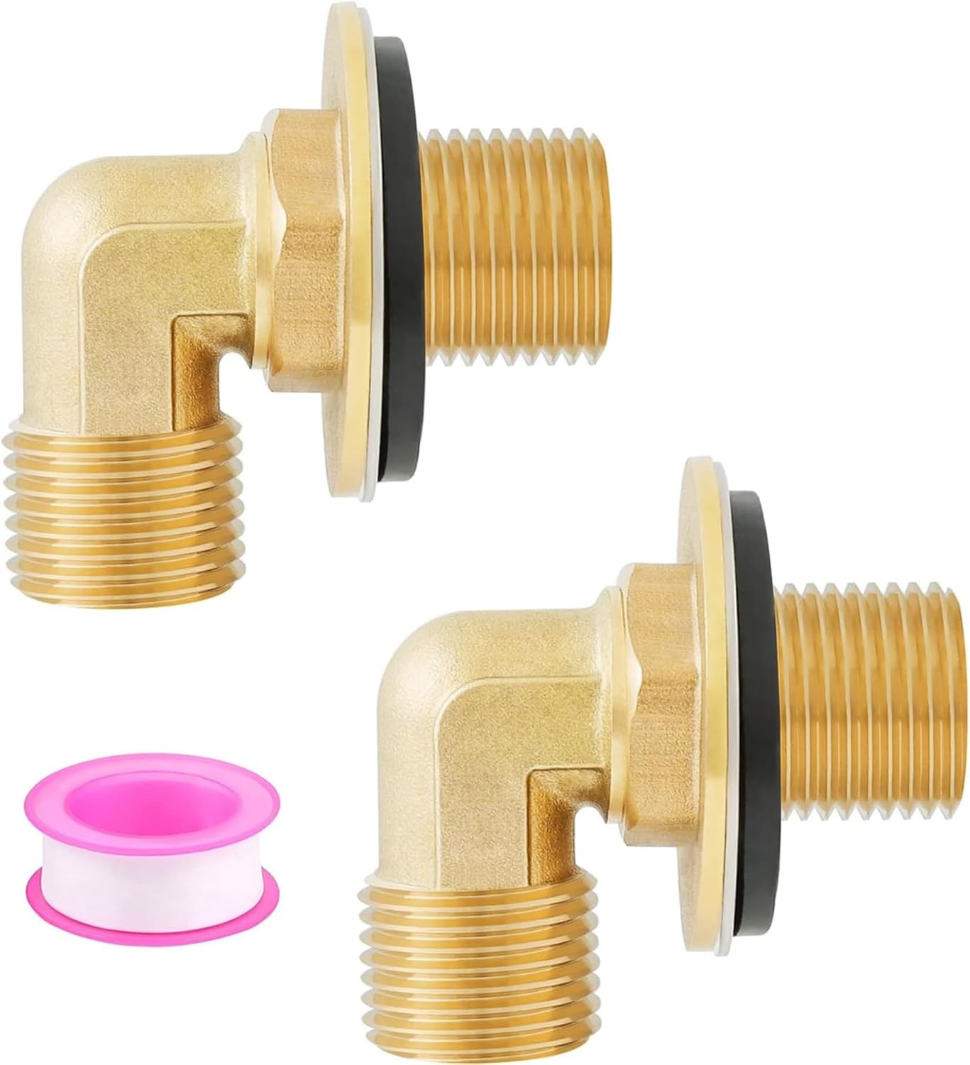 Wall Mount Commercial Faucet Installation kit,Brass 2 Pack Backsplash Mount Set