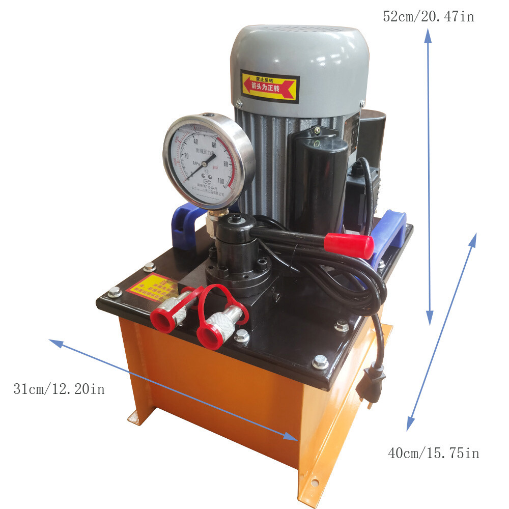 100T 110V Track Pin Press Handle Hydraulic Press for Track Chain Excavator