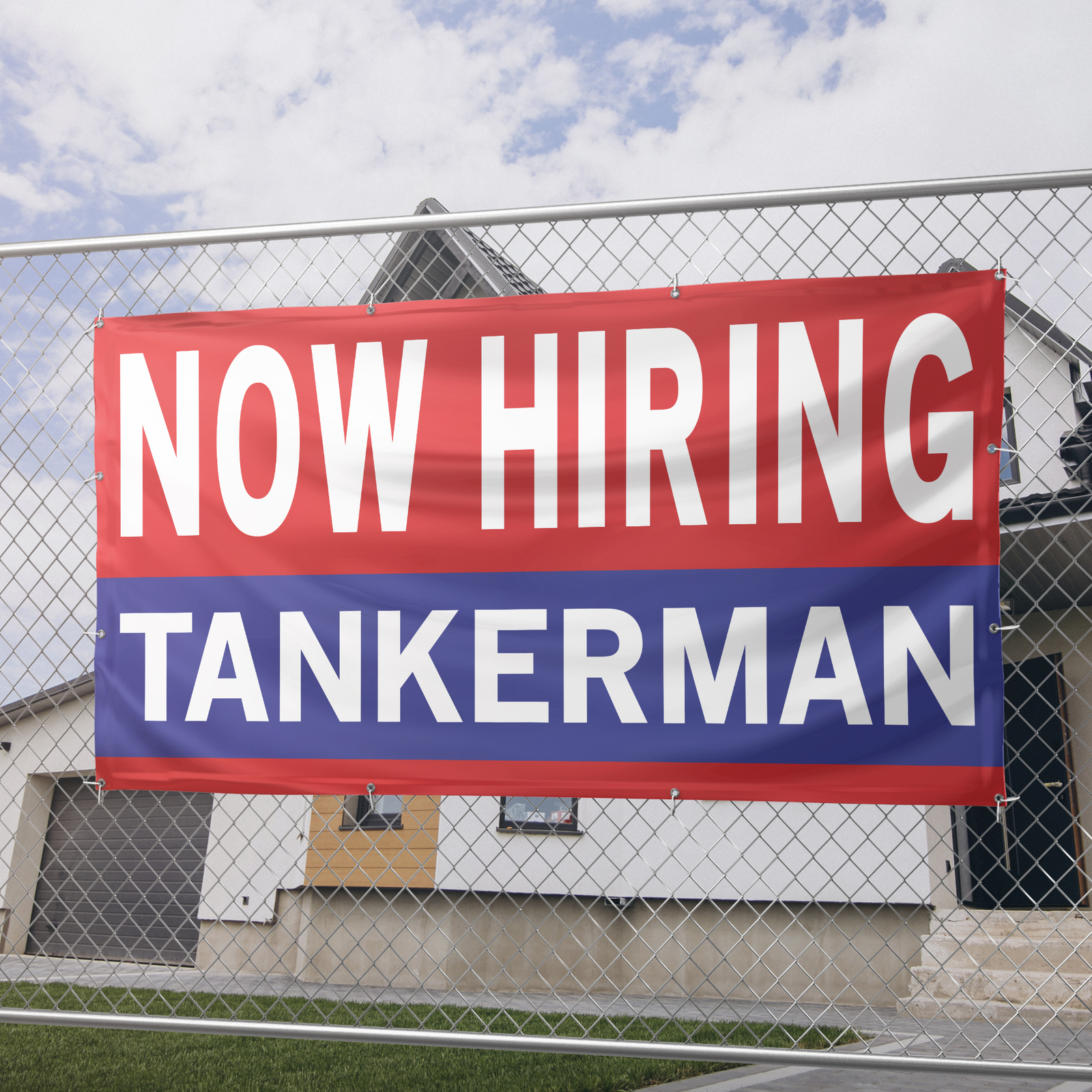 Now Hiring Tankerman 13 oz Heavy Duty Vinyl Banner Jobs Available Help Wanted