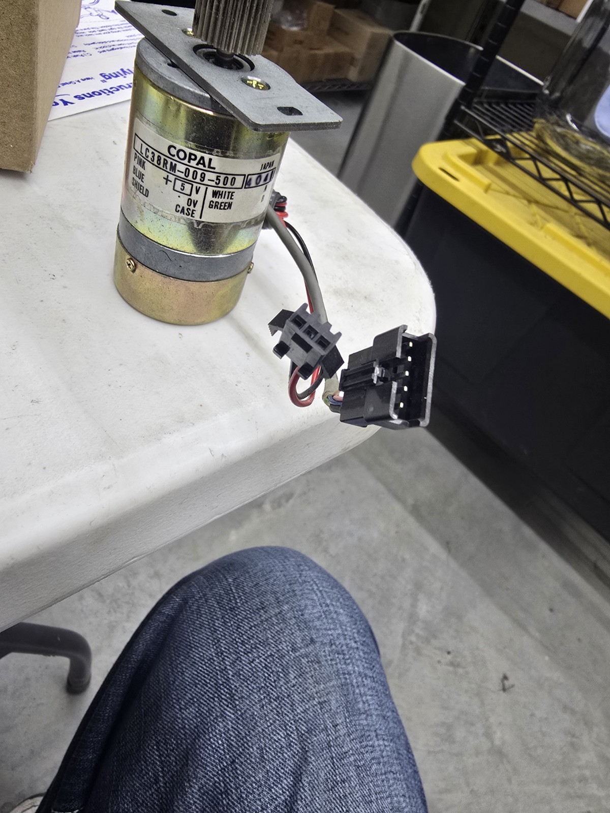 Copal DC Servo Motors with Encoder Feedback LC38RM-009-500 12FM