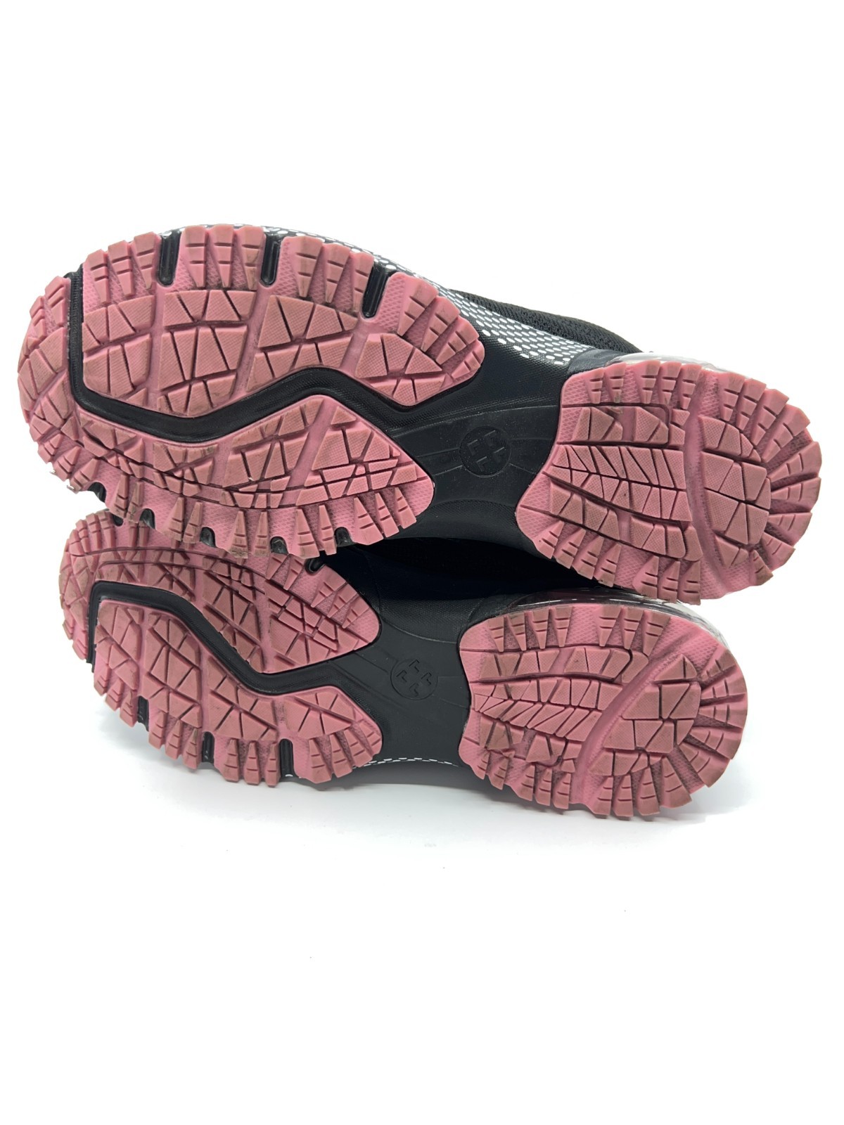 SPIEZ Women’s 8 Composite Toe Safety Shoes Black Pink Work Sneakers