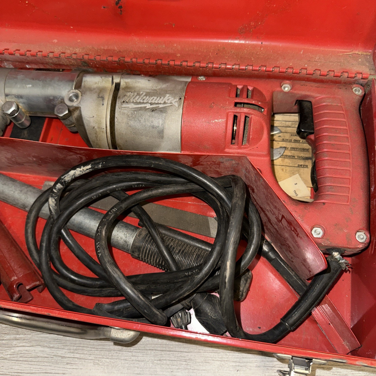 Milwaukee 1101-1 Heavy Duty 120V Corded 1/2″ Right Angle Drill 5397-2