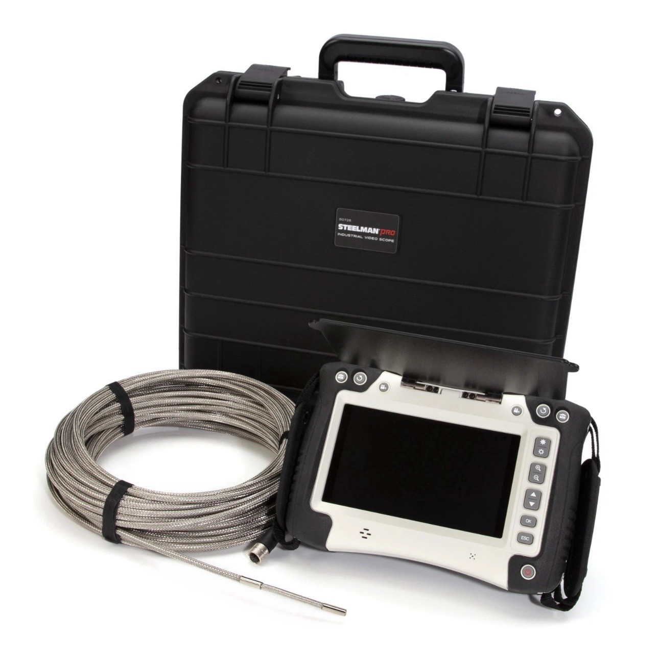STEELMAN PRO Industrial Video Scope 7 in display 5.5mm OD Camera, 60726