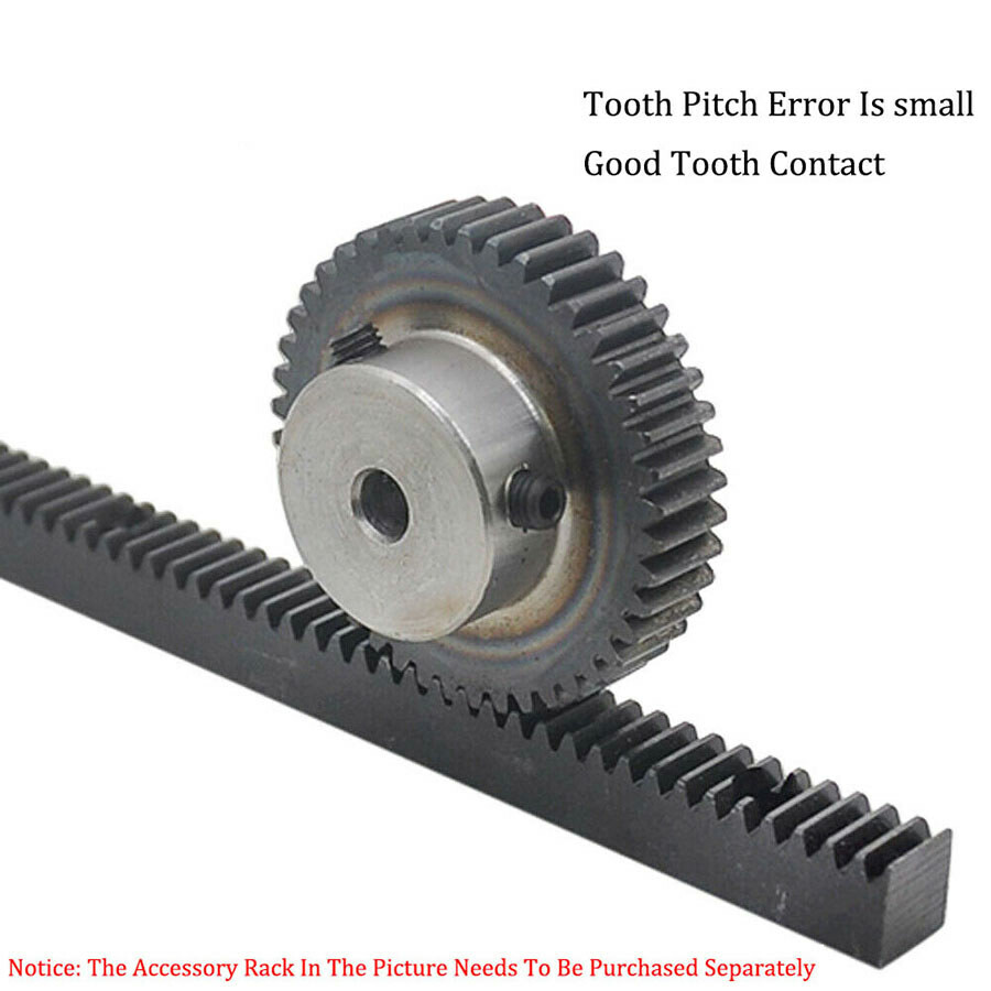 Pinion Gear with Step Motor Gear 1 Mod 45# Steel Spur Gear 10-150T Bore 4-25mm