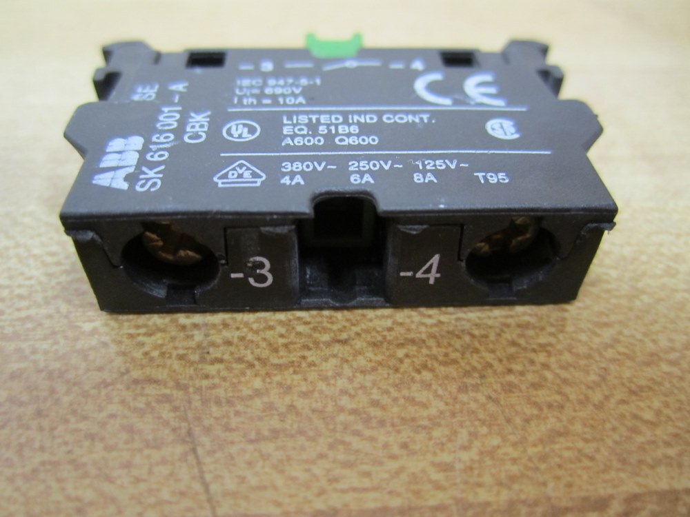 ABB SK 616 001-A Contact Block SK616001A CBK-CB10 (Pack of 7)