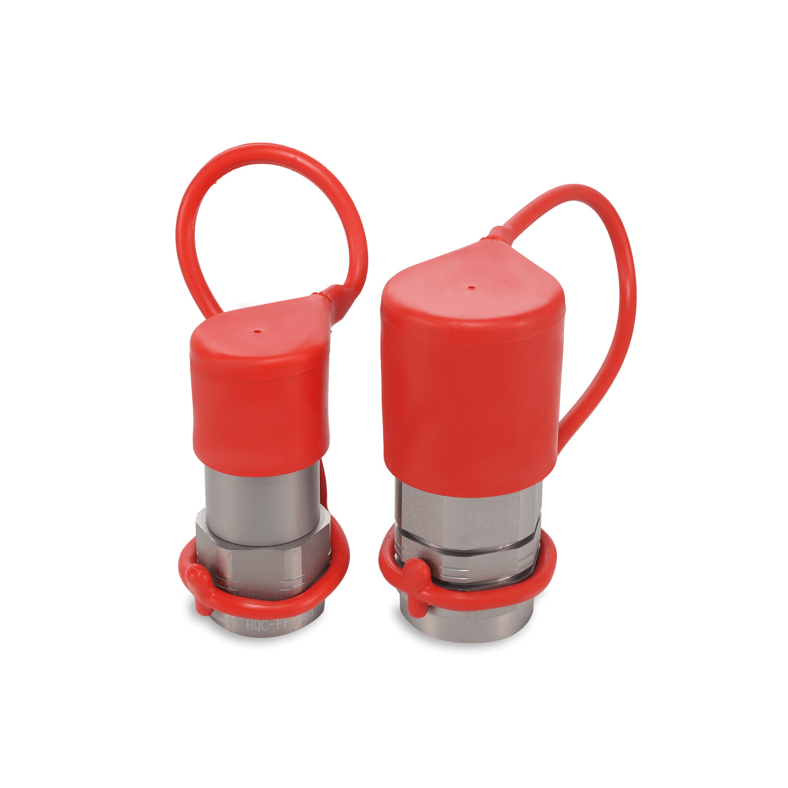 3/8″ Flat Face Hydraulic Quick Couplers Set – 1/2″ NPT Thread