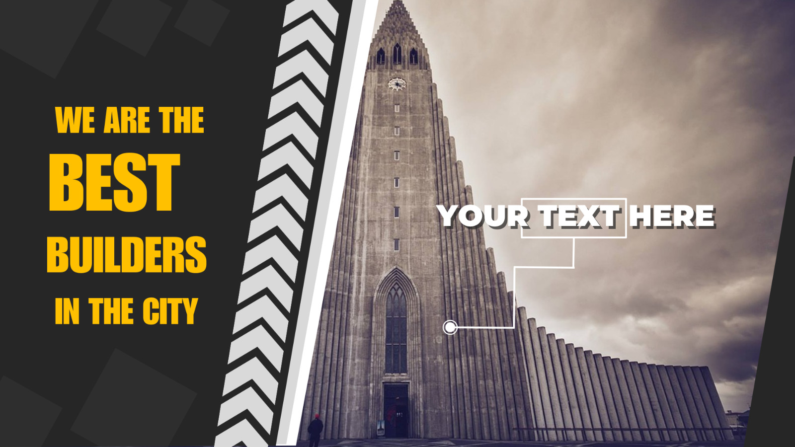 Horizontal Video Canva Template – Architech promo video