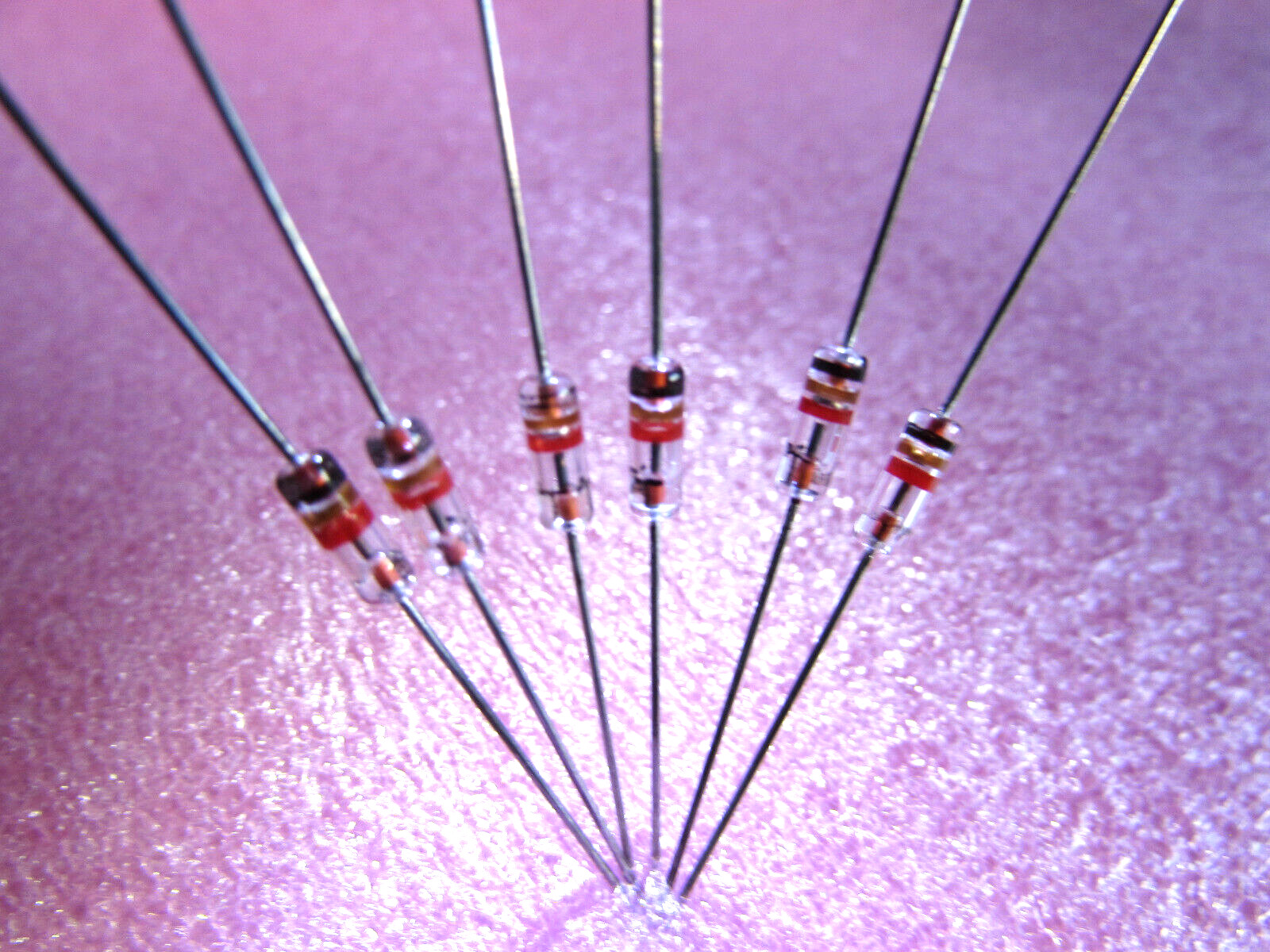 1N34A ITT GENUINE GERMANIUM GOLD BONDED DIODE HIGHEST QUALITY ON THE MARKET 6pcs