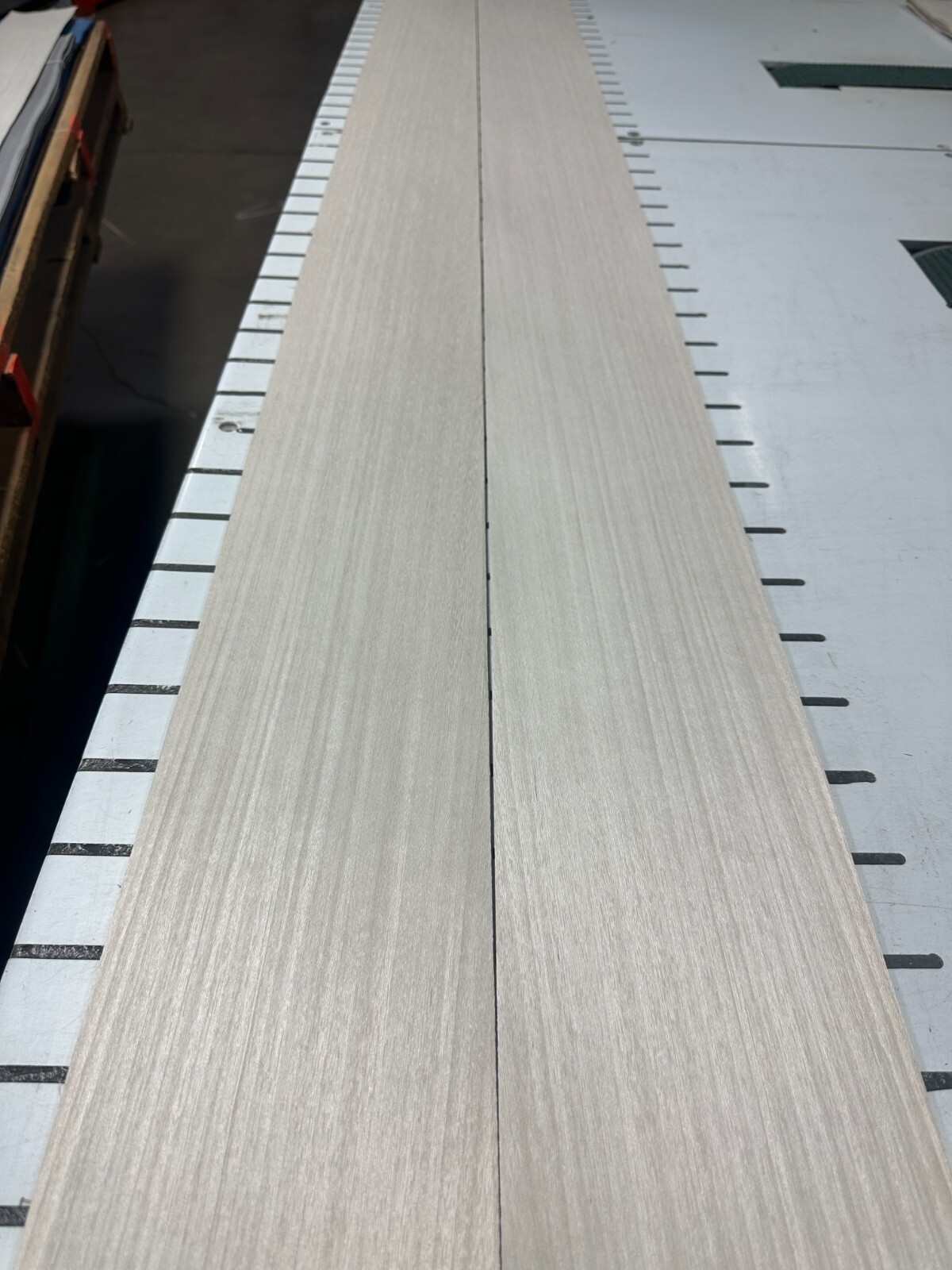 Pearl Wood Raw Wood Veneer 2 sheets 121” x 6” 49H
