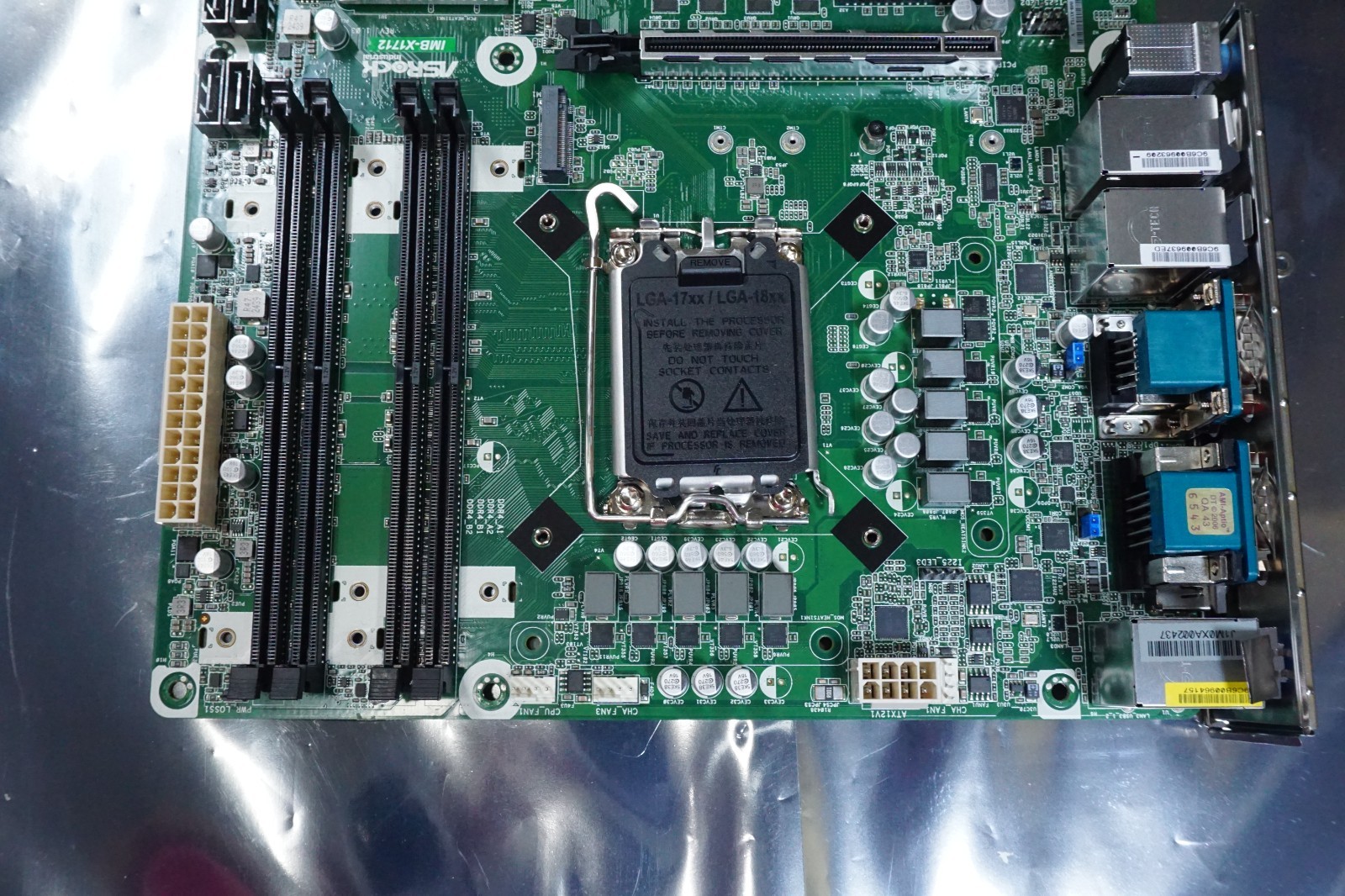 ASRock IMB-X1712 industrial ATX motherboard FOR Intel 12th, 13th, and 14th Gen