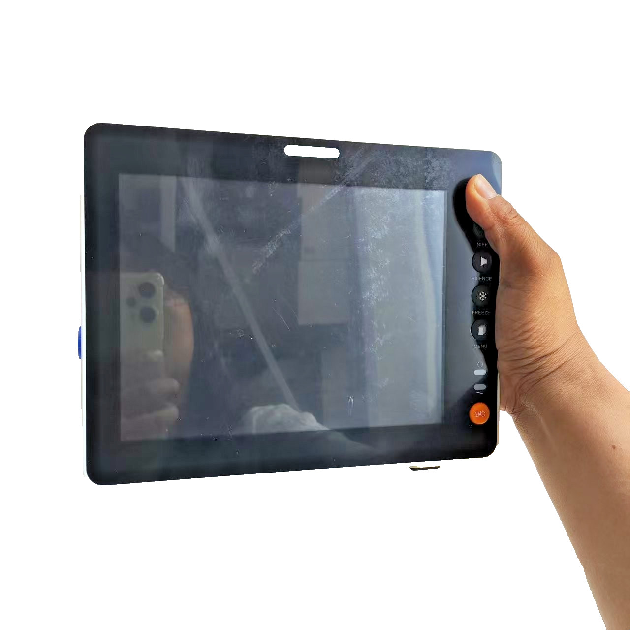 8″ Multiparameter Patient Monitor -ECG, NIBP, SpO2, PR, Temperature, Respiration