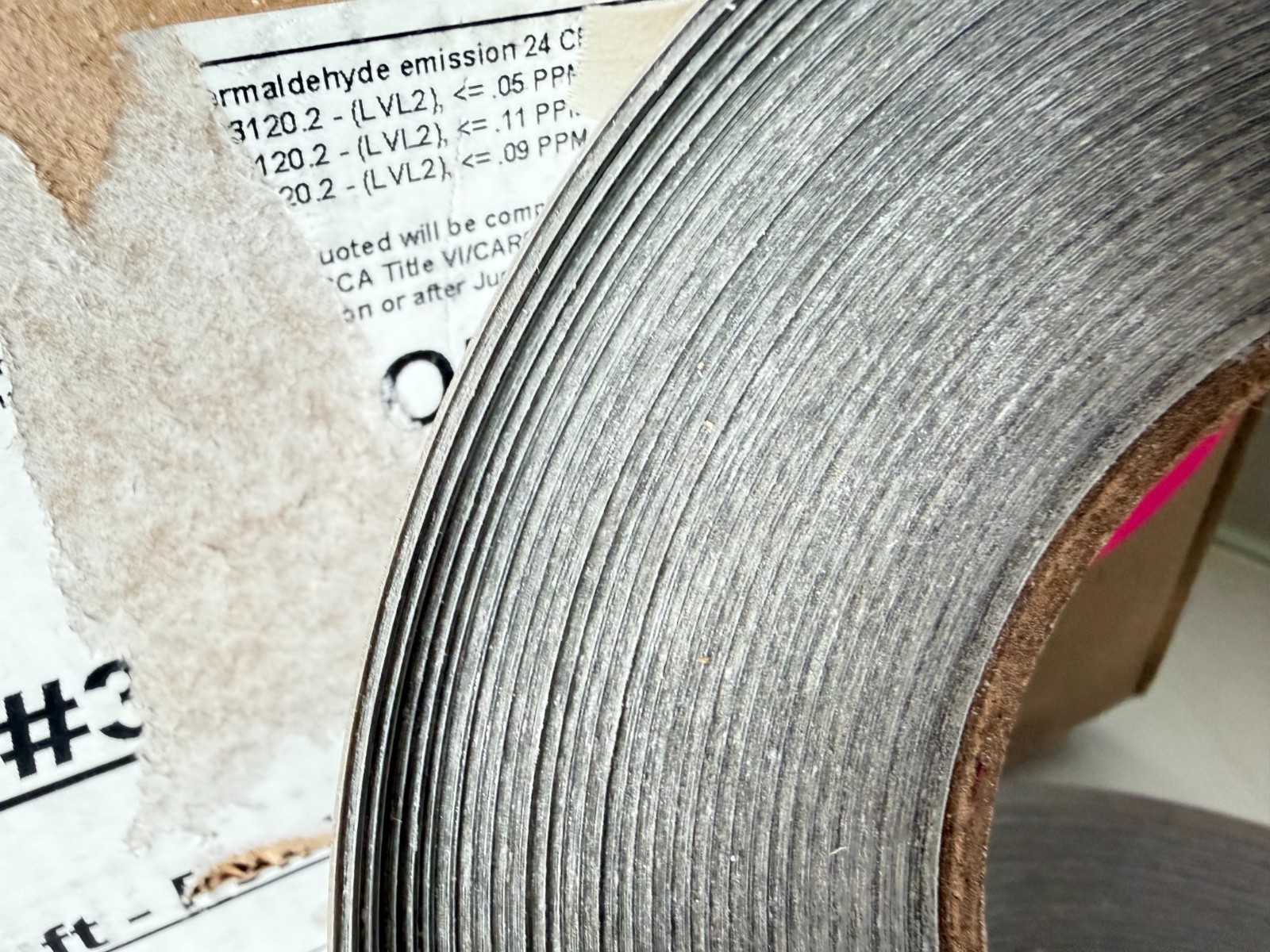 Forest River RV Interior Wall Paneling Seam Tape Pewter Molle 1″ X 150′ Roll (R