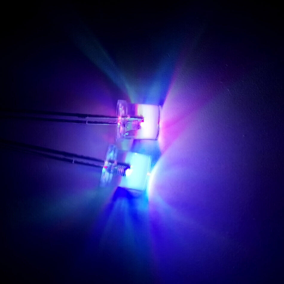 3mm 5mm Flat Top LED light-emitting diode UV Purple 395nm DIY Light Bulb