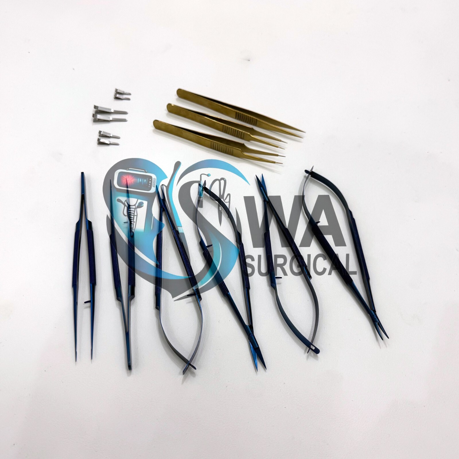 Microsurgery Instrument Set Micro Surgical Instruments With Steel Case,