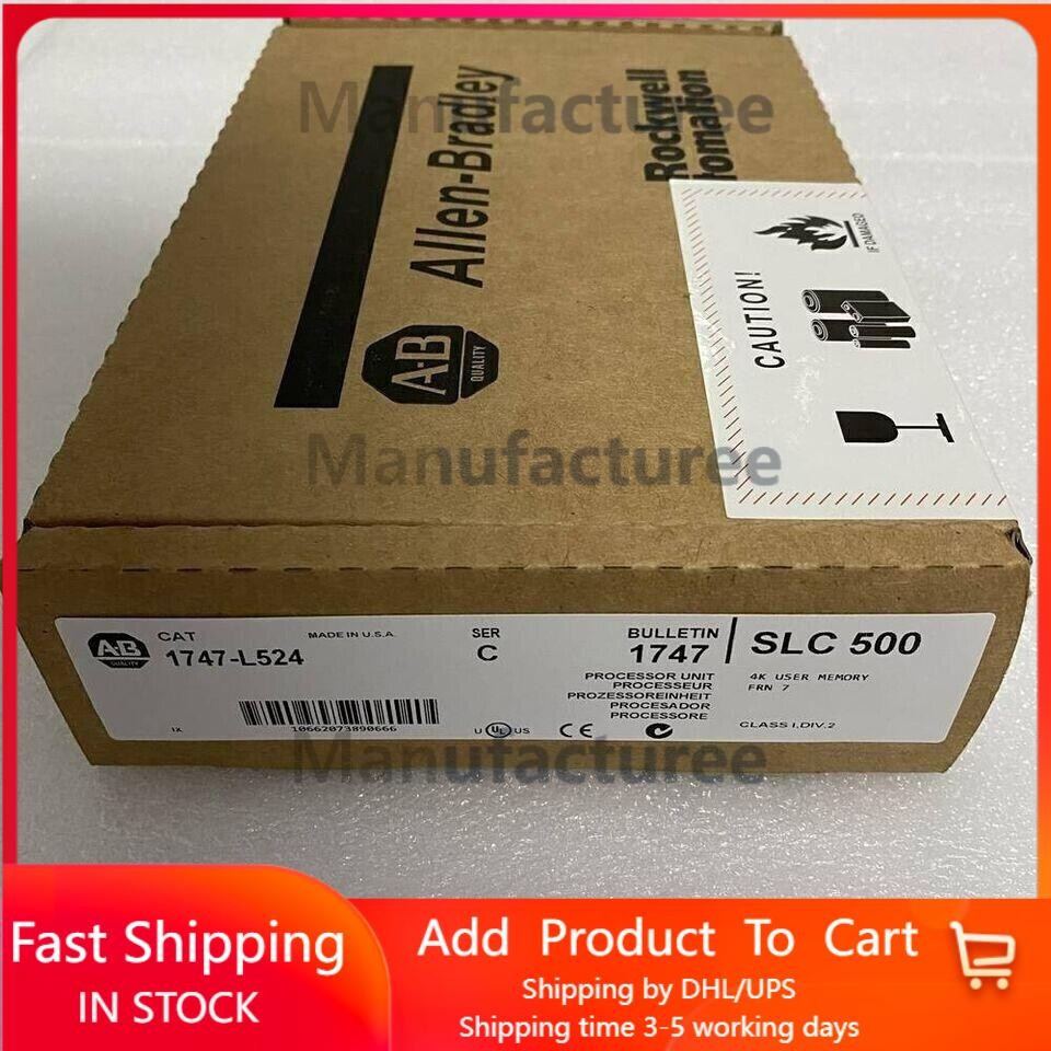 NEW Sealed AB 1747-L524 SLC 500 CPU Processor Unit Module 1747L524 US Free Tax