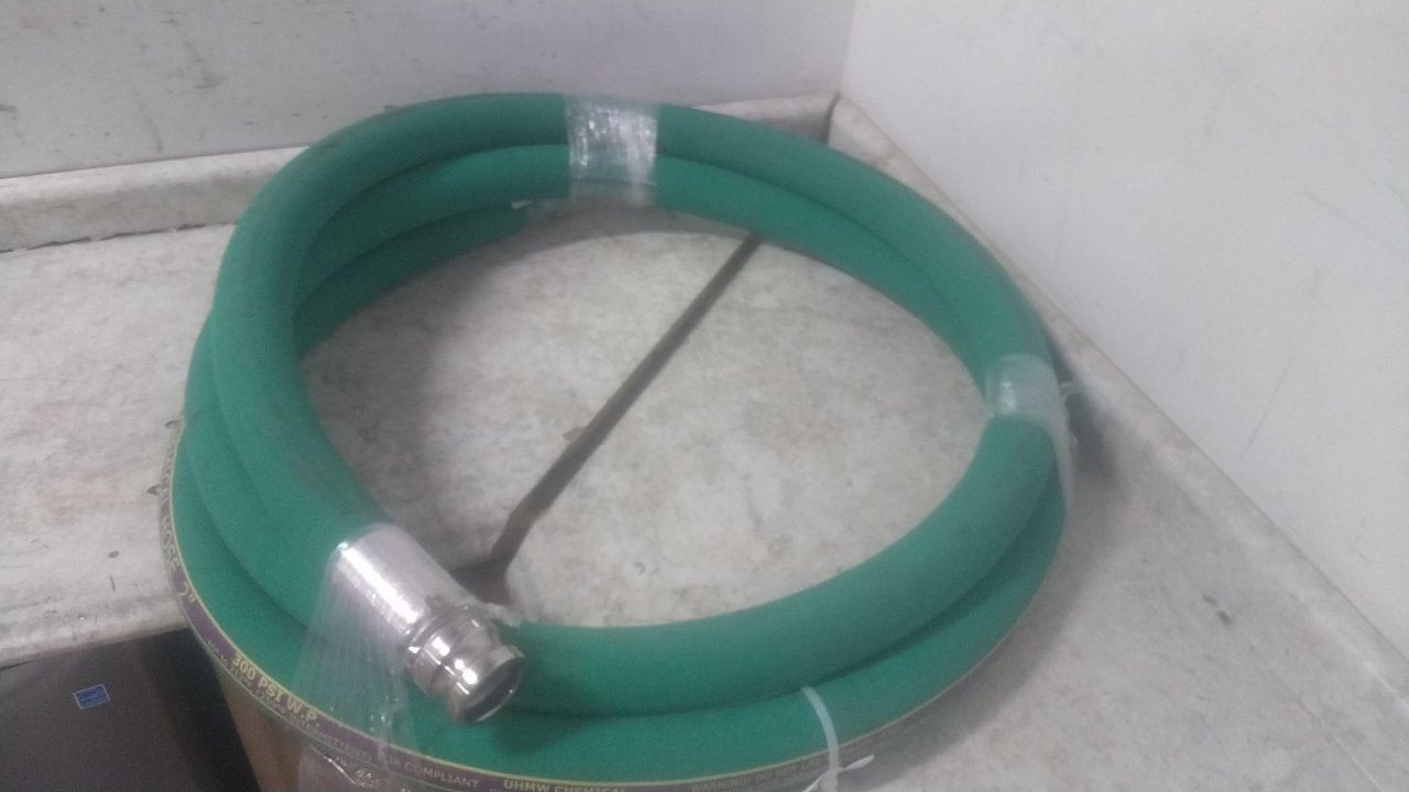 Boston H052332GN-20-SSCE 2 In Inside Diameter 20 Ft Length Green Chemical Hose