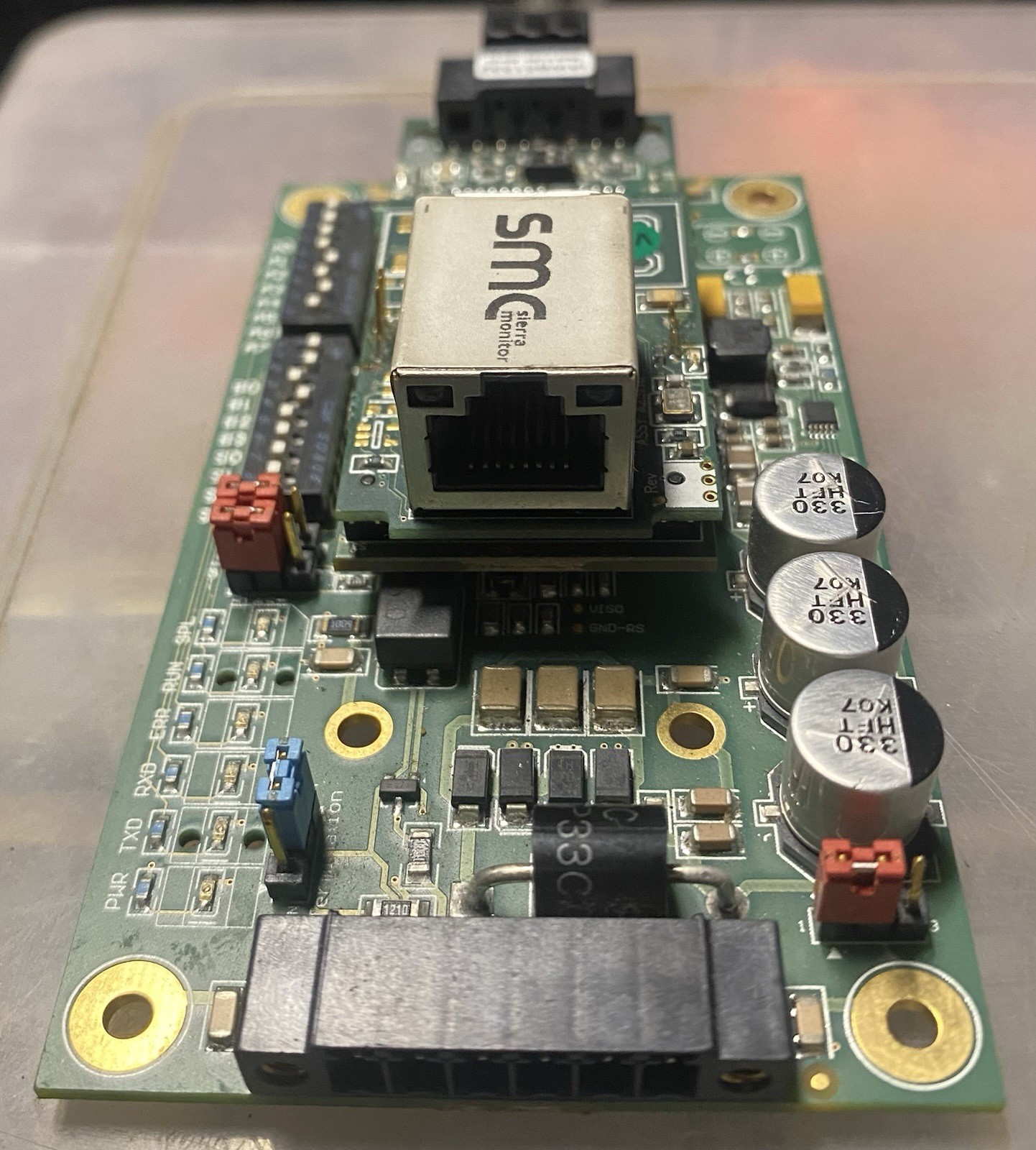 SMC PROTOCESSOR FPC-ED2 on a PROTOCARRIER BOARD