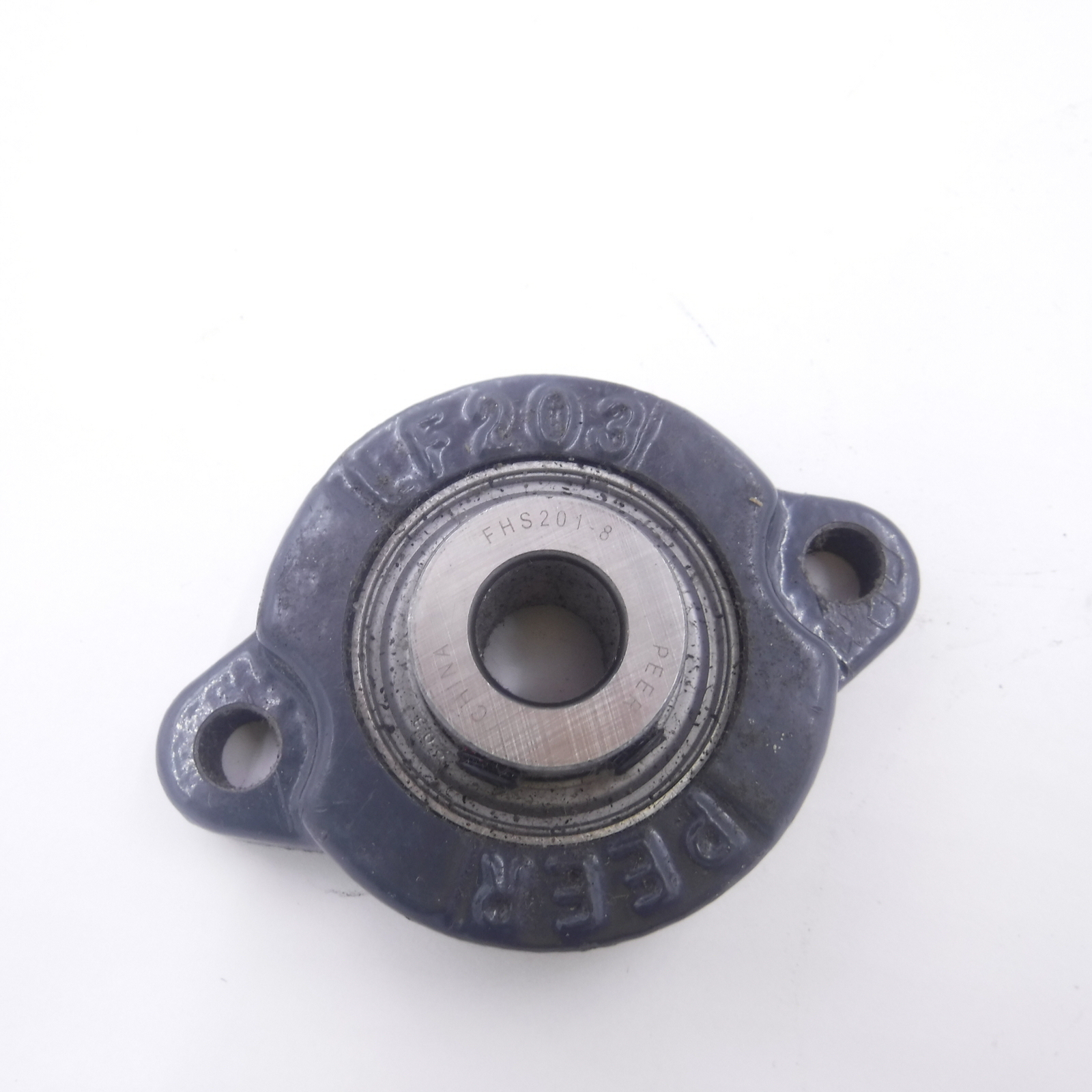 Peer LF203 2-Bolt Flange Mount Ball Bearing Insert FHS201-8 1/2″ ID