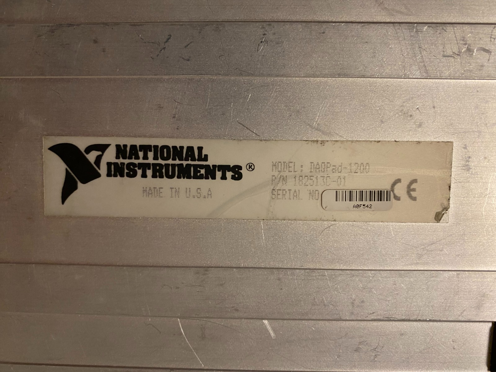 Pre-owned National Instruments DAQPad-1200 Data Acquisition & Control untested