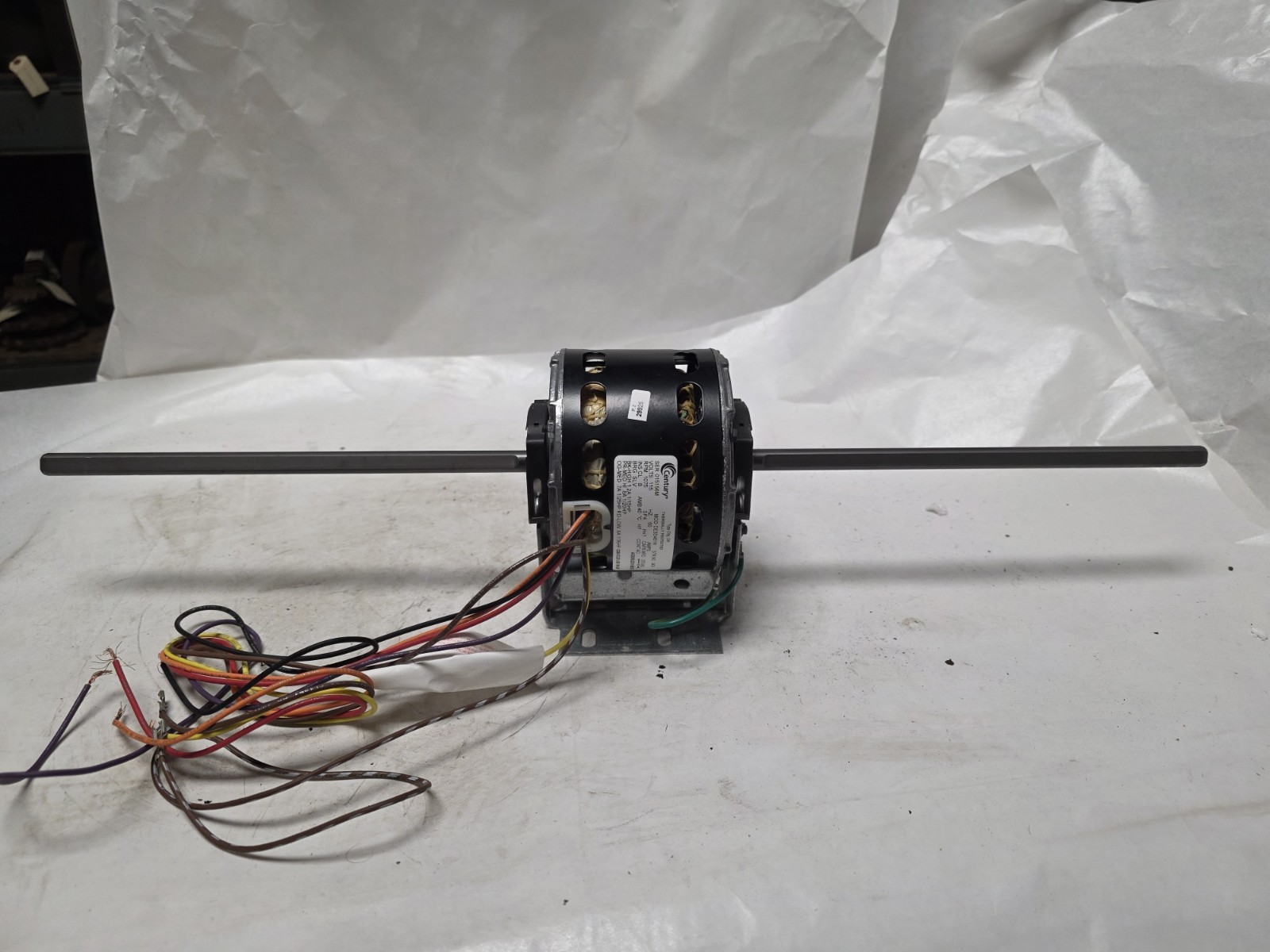 Century Cat 9474 1ph 1075 RPM 1/15 hp 42Y Fr. 115v. 4 Speed Motor