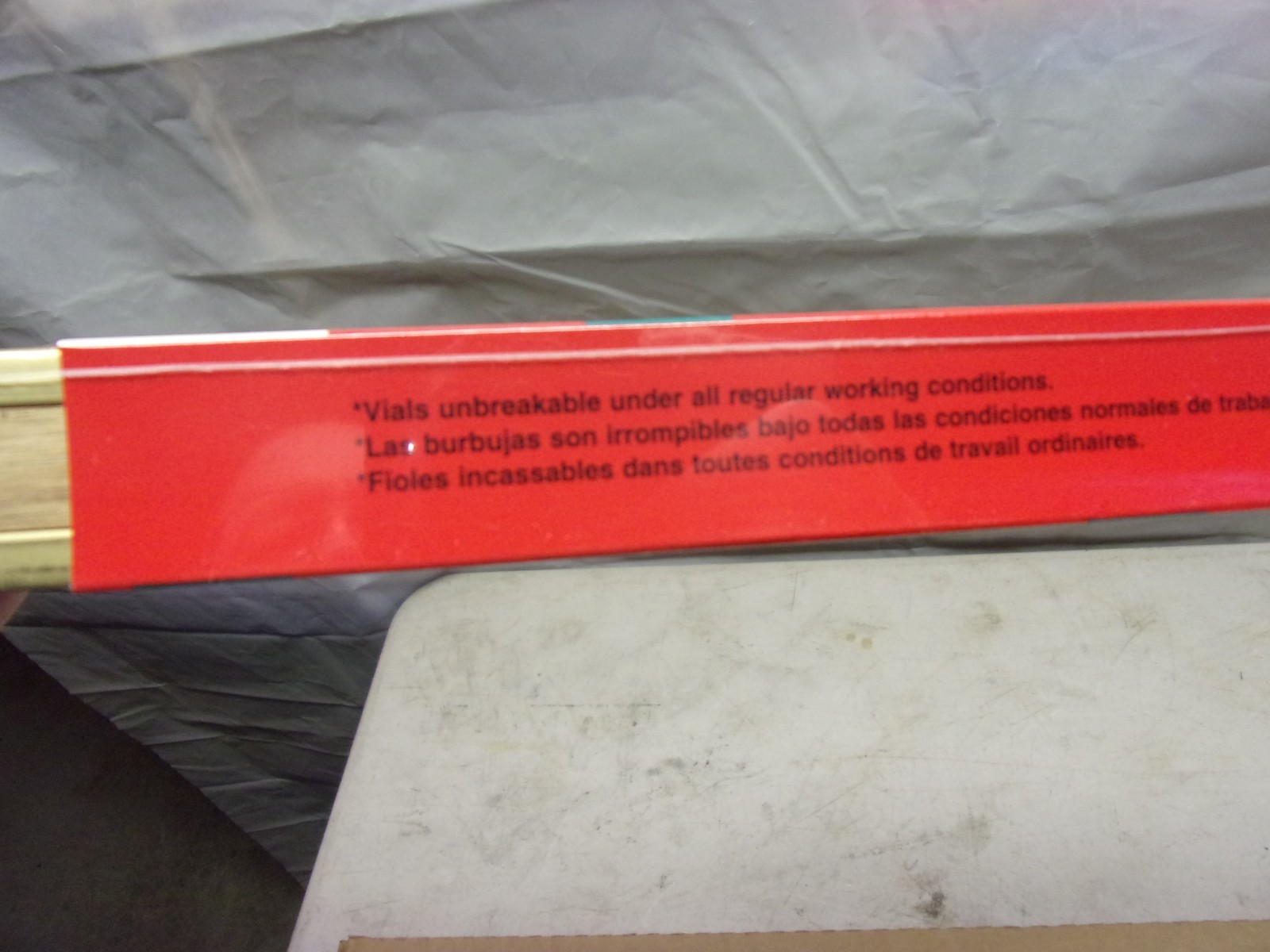 STARRETT 24″ Brass Bound Laminated Mahogany Builders & Contractors Level NOS