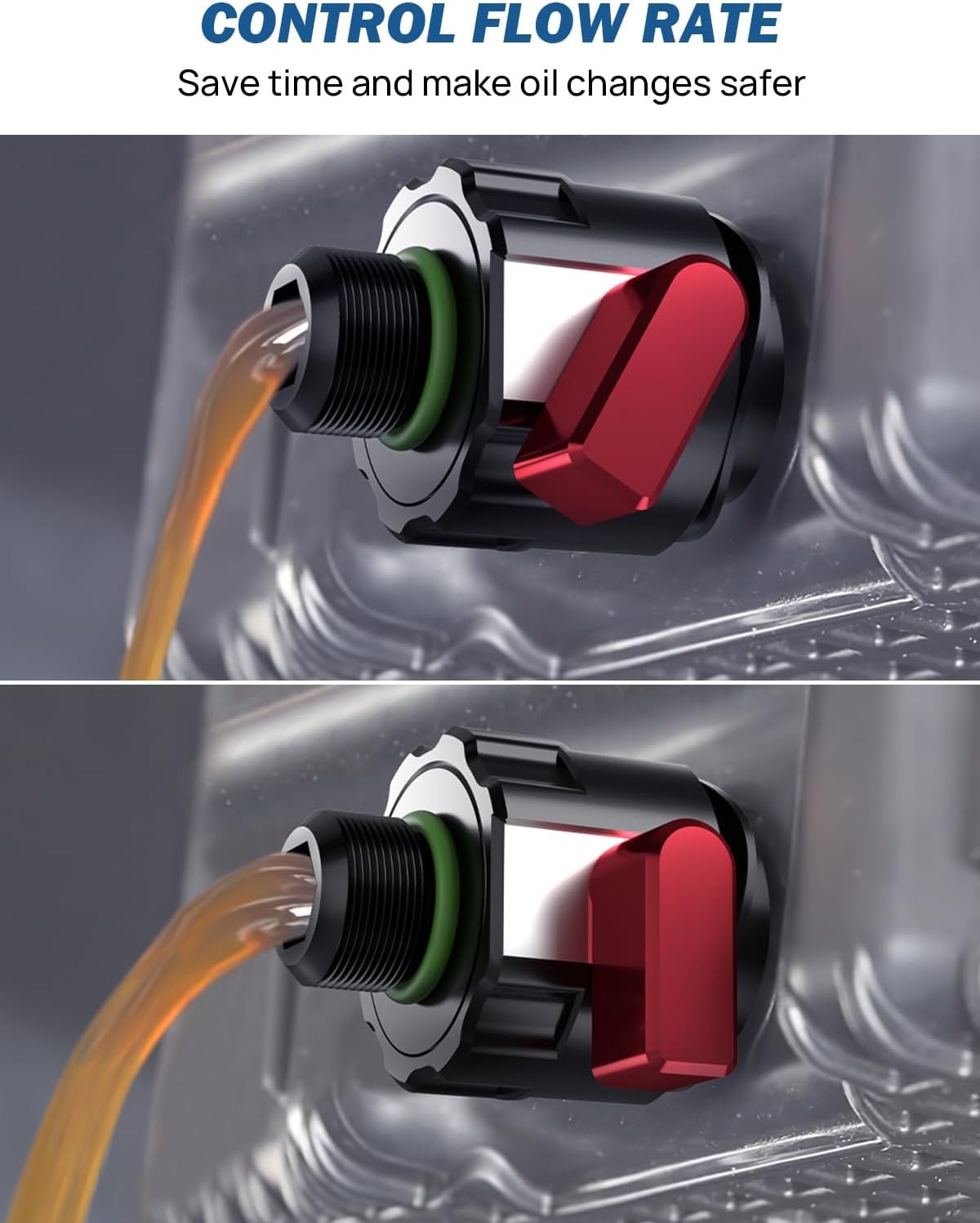 Oil Drain Plug Compatible with 2015-2024 F150 2.7L 5.0L Raptor Mustang, 2021-202