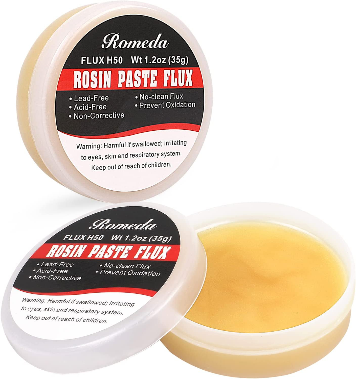 2 Jar Solder Flux, Flux for Soldering, Rosin Soldering Flux Paste for Lead-Free
