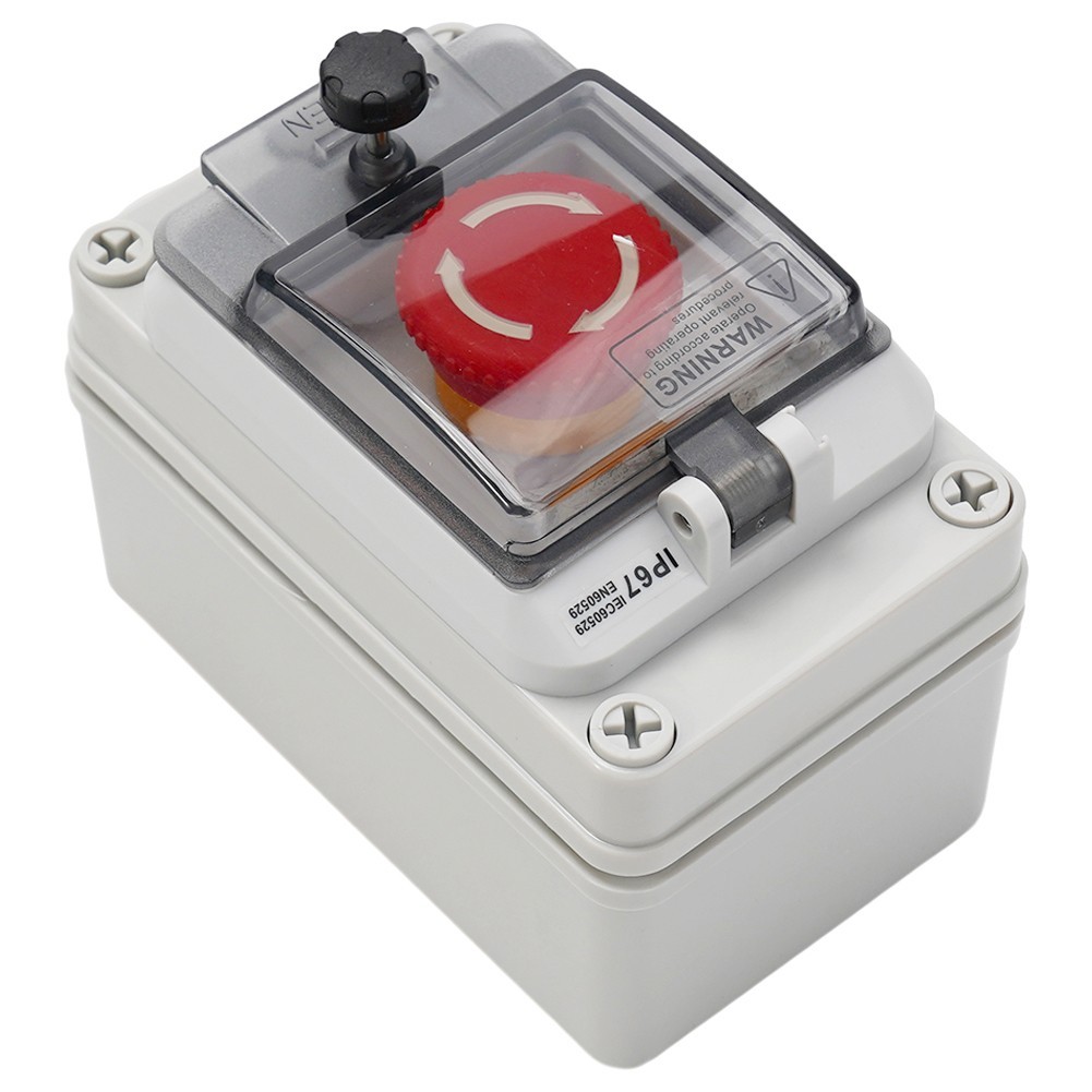 Brand New Button Box Switches Waterproof With Box 130*80*100mm 50mΩ Button