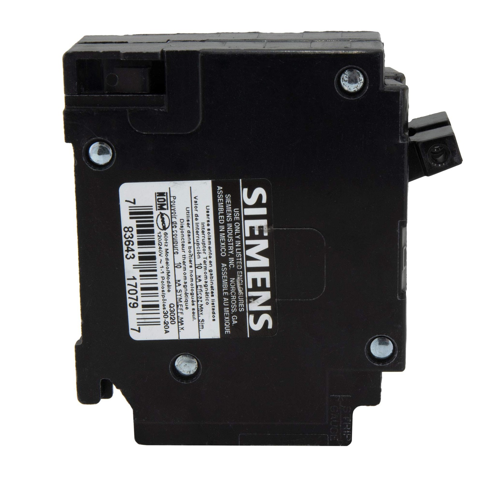 RV Circuit Breaker 30/20 Amp Twin Single-Pole 120V QT Compatible 1 Pack